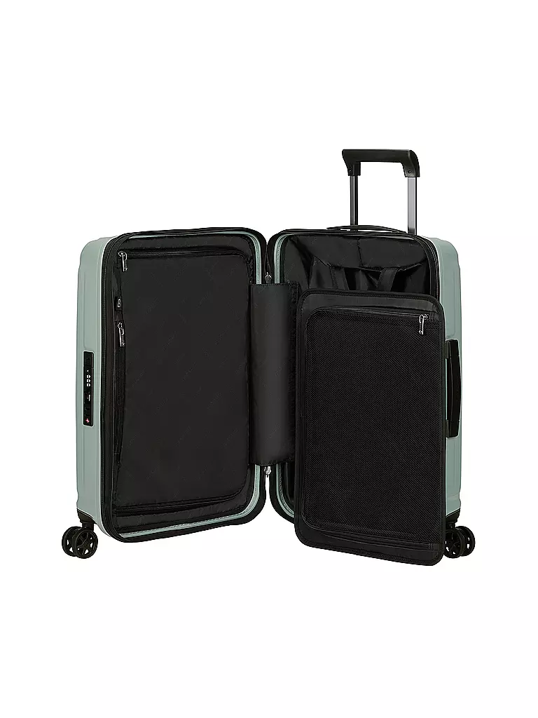 SAMSONITE | Trolley  NUON SPINNER 55cm erweiterbar metallic minera | hellgrün