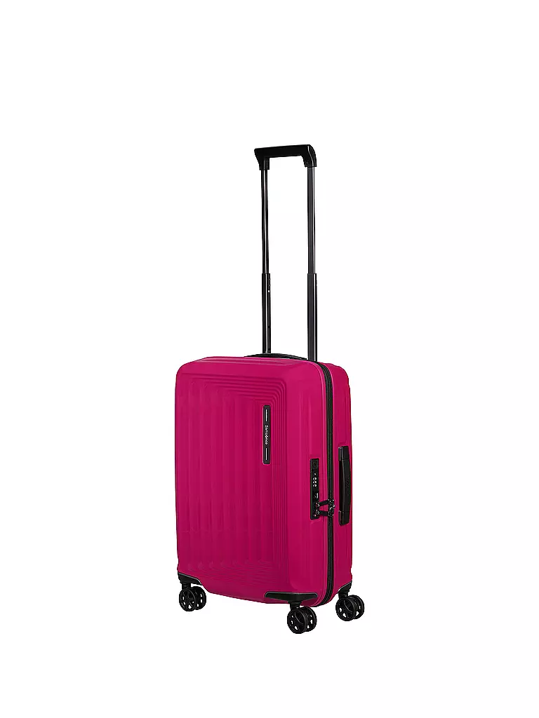 SAMSONITE | Trolley  NUON SPINNER 55cm erweiterbar metallic ruby | pink