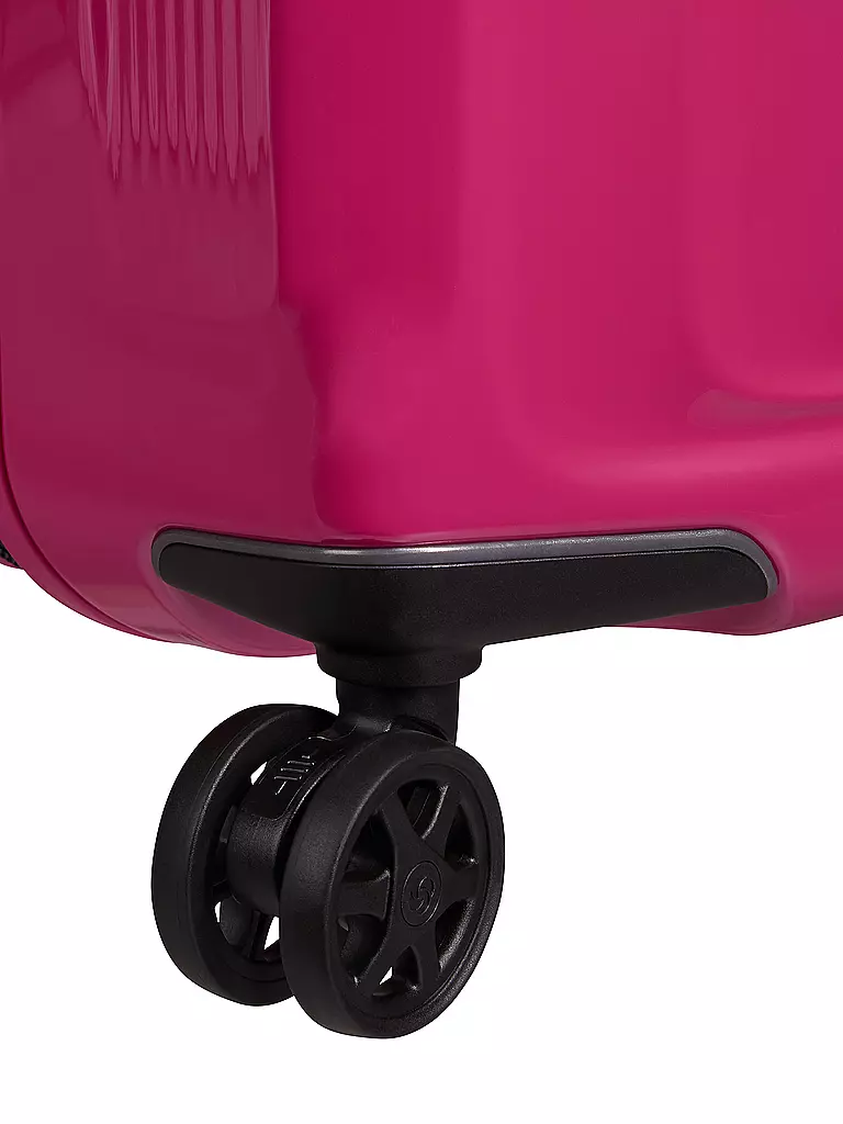 SAMSONITE | Trolley  NUON SPINNER 55cm erweiterbar metallic ruby | hellgrau