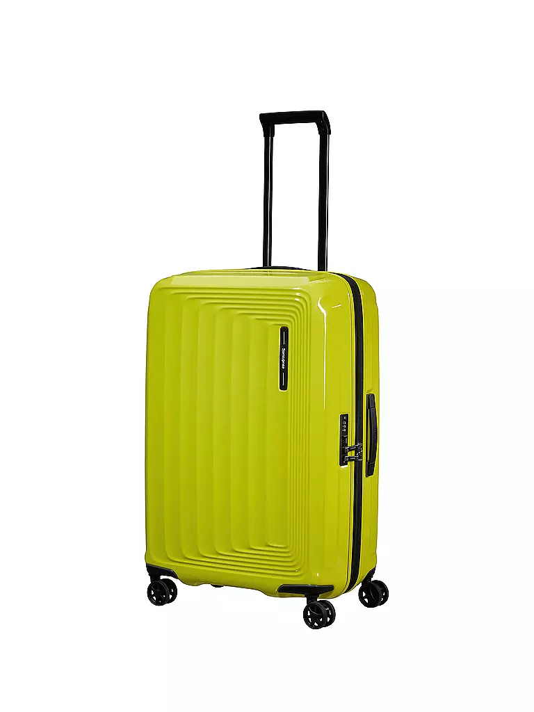 SAMSONITE | Trolley  NUON SPINNER 69cm erweiterbar metallic lime  | gelb