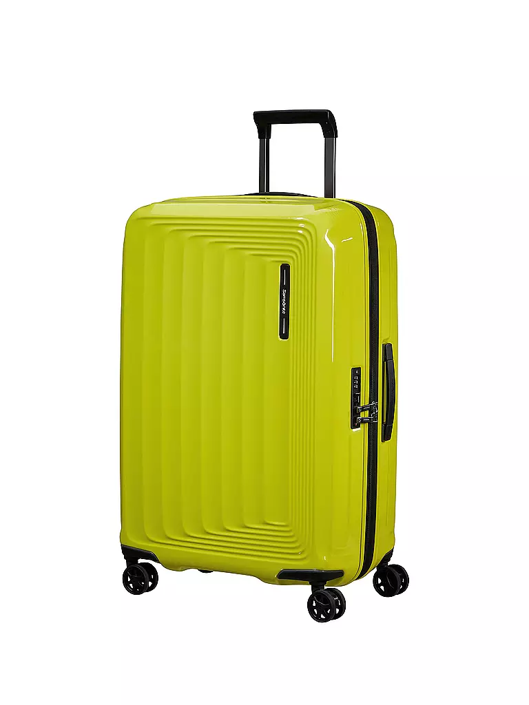 SAMSONITE | Trolley  NUON SPINNER 69cm erweiterbar metallic lime  | gelb