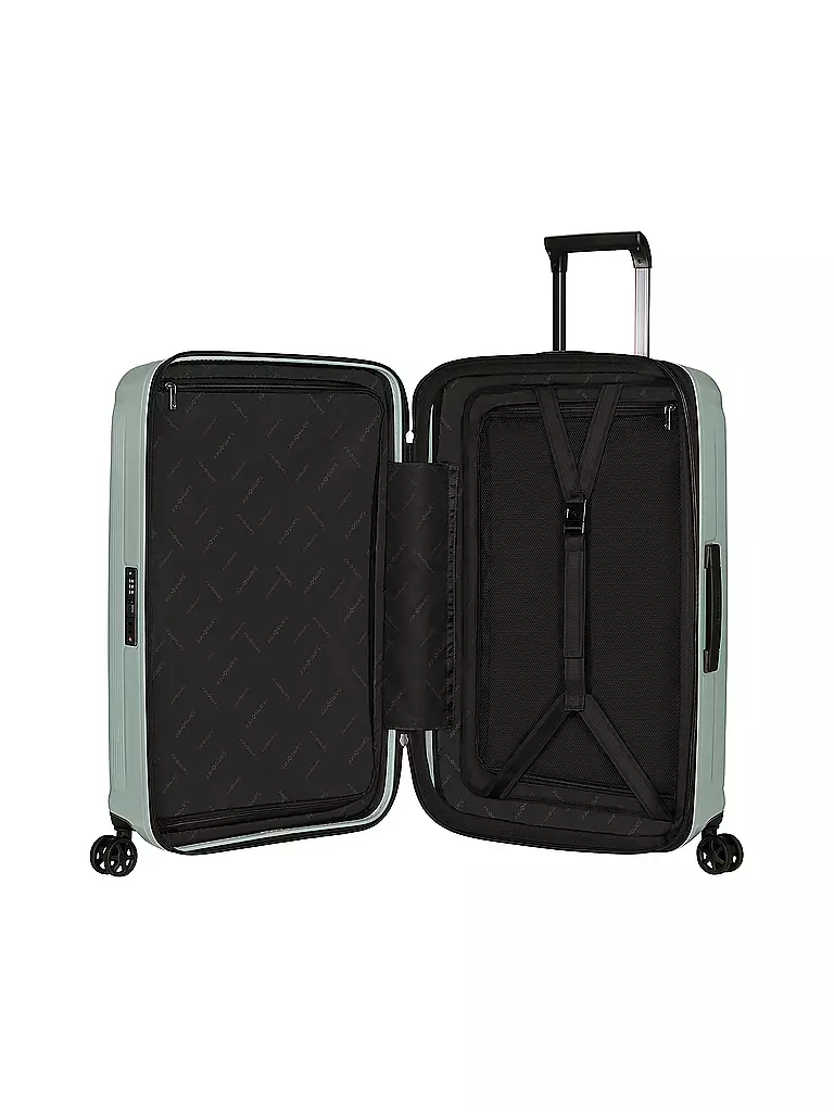 SAMSONITE | Trolley  NUON SPINNER 69cm erweiterbar metallic minera | hellgrau