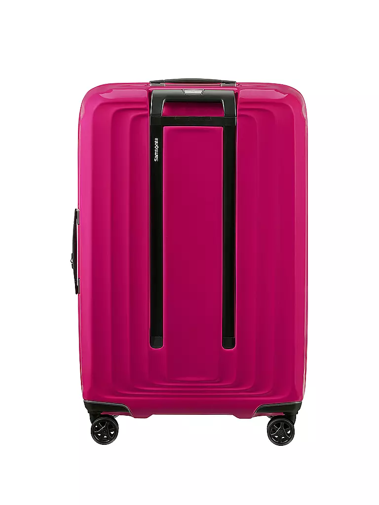 SAMSONITE | Trolley  NUON SPINNER 69cm erweiterbar metallic ruby | hellgrau