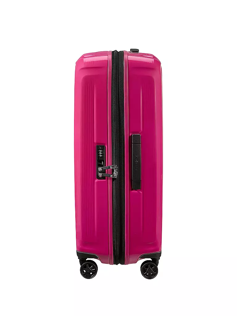 SAMSONITE | Trolley  NUON SPINNER 69cm erweiterbar metallic ruby | hellgrau