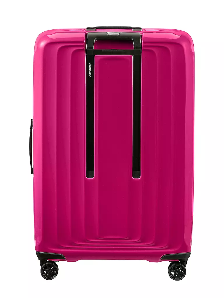 SAMSONITE | Trolley  NUON SPINNER 75cm erweiterbar metallic ruby | hellgrau