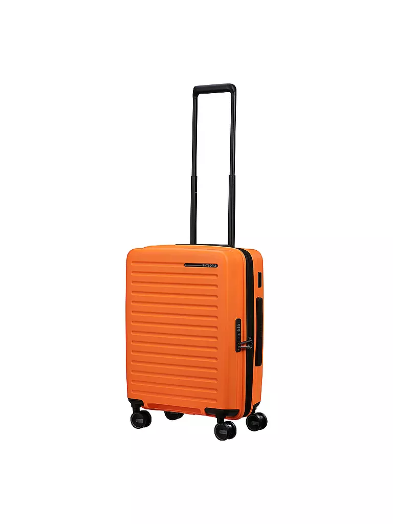 SAMSONITE | Trolley  RESTACKD SPINNER 55cm erweiterbar papaya | dunkelgrün