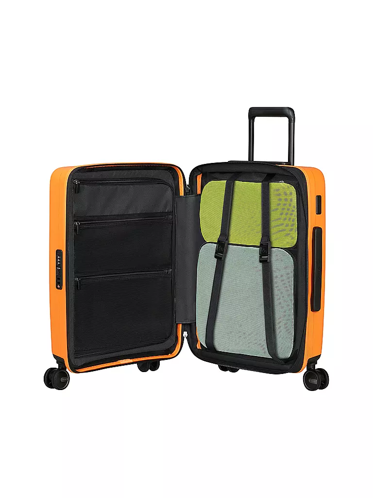 SAMSONITE | Trolley  RESTACKD SPINNER 55cm erweiterbar papaya | dunkelgrün