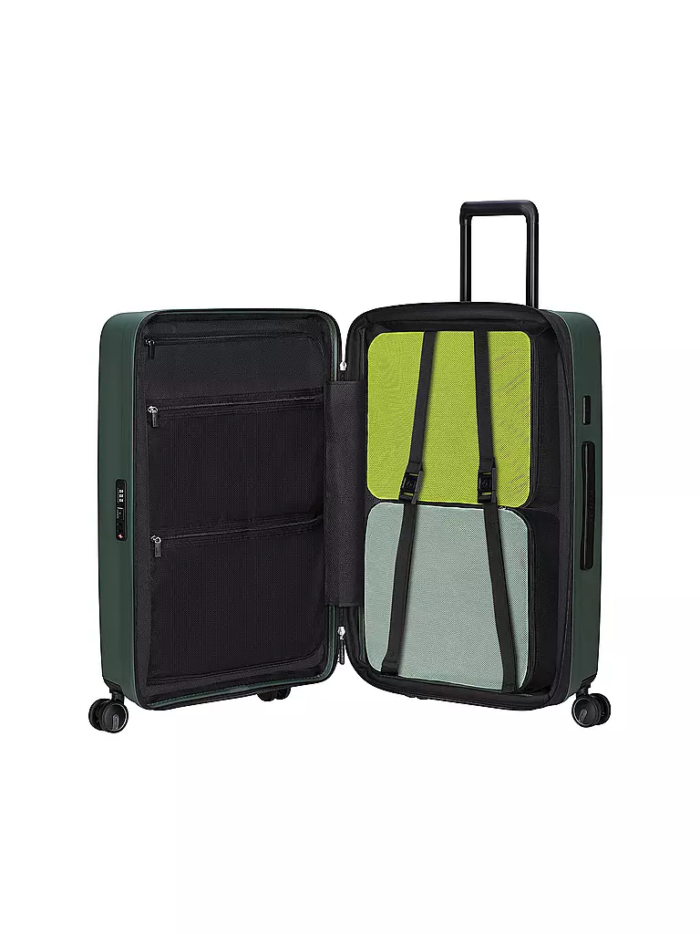 SAMSONITE | Trolley  RESTACKD SPINNER 68cm erweiterbar sage | schwarz