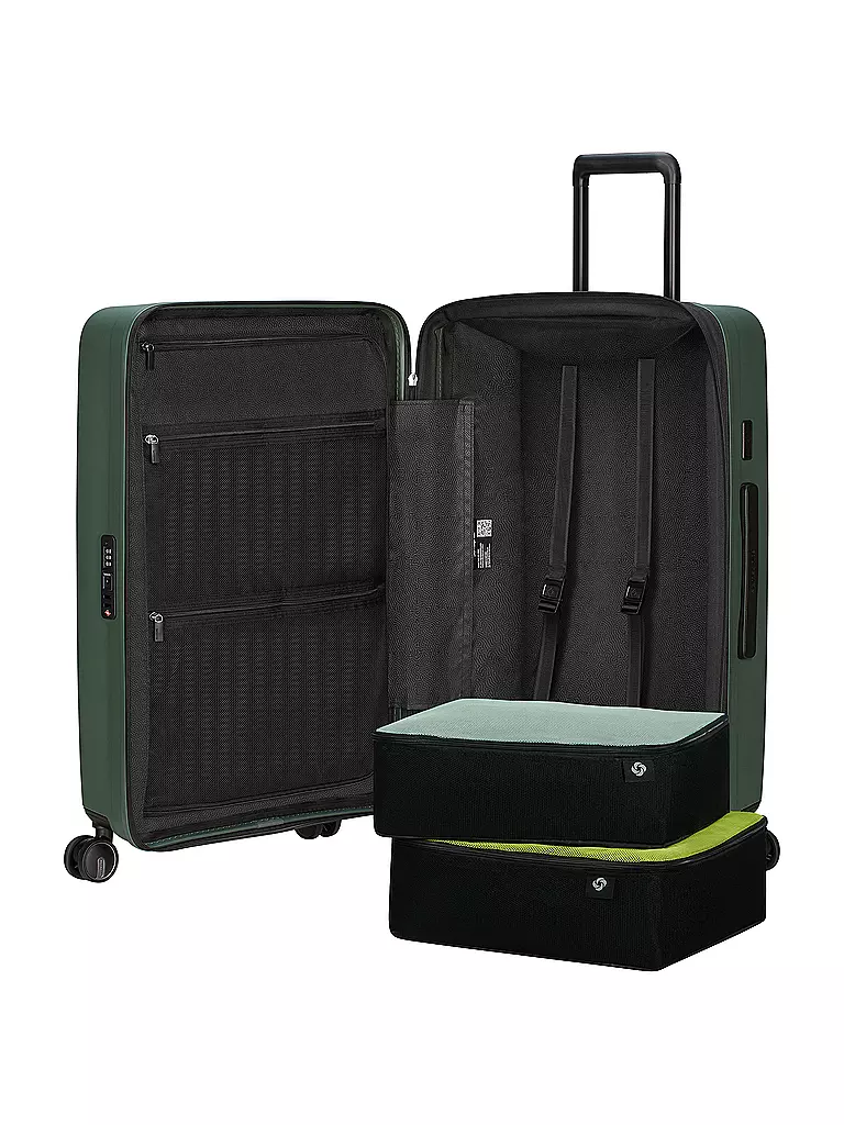 SAMSONITE | Trolley  RESTACKD SPINNER 68cm erweiterbar sage | olive