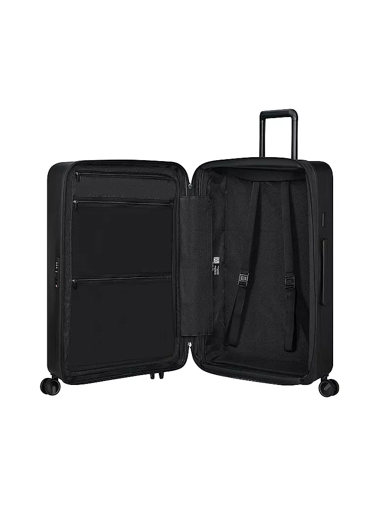 SAMSONITE | Trolley  RESTACKD SPINNER 75cm erweiterbar black | dunkelgrün