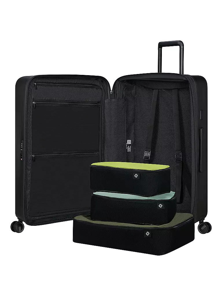 SAMSONITE | Trolley  RESTACKD SPINNER 75cm erweiterbar black | schwarz