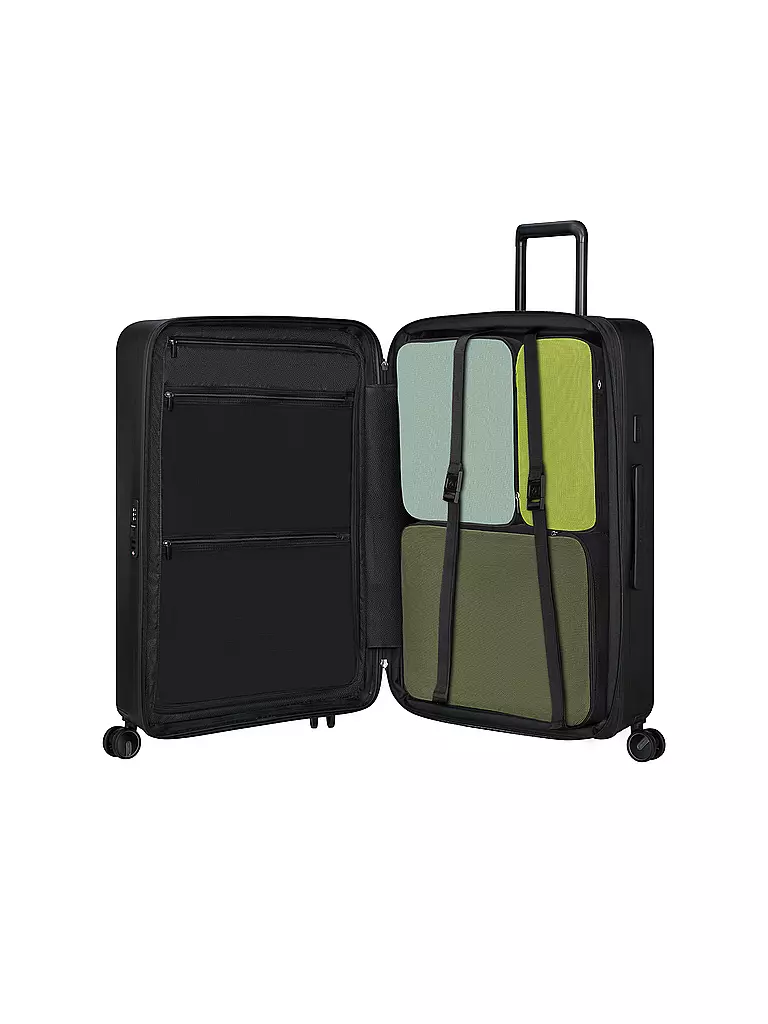 SAMSONITE | Trolley  RESTACKD SPINNER 75cm erweiterbar black | schwarz