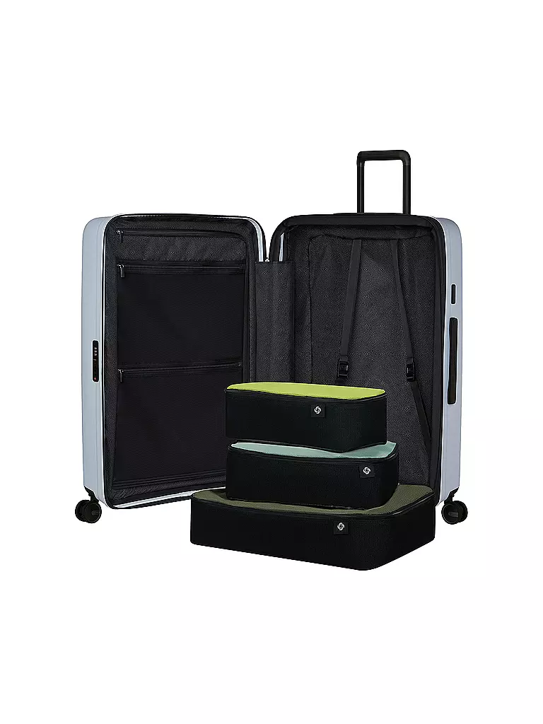 SAMSONITE | Trolley  RESTACKD SPINNER 75cm erweiterbar glacier | hellblau