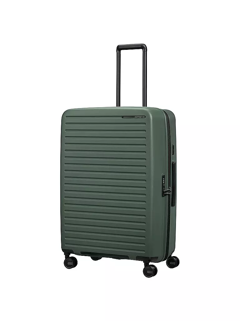 SAMSONITE | Trolley  RESTACKD SPINNER 75cm erweiterbar sage | schwarz