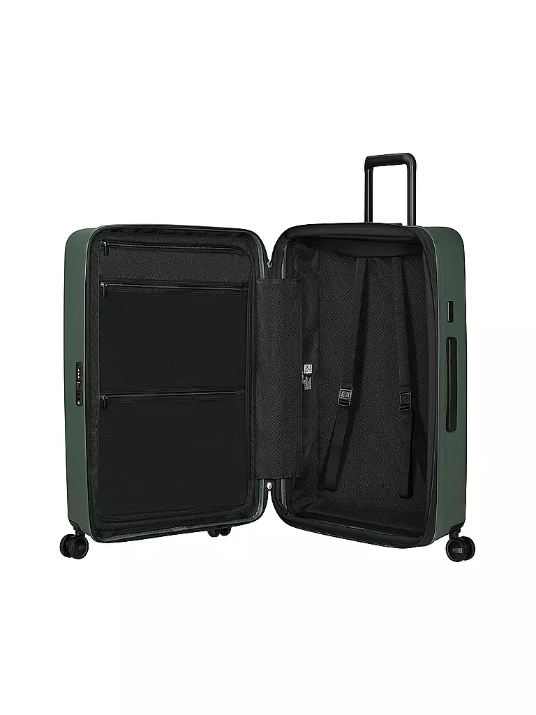 SAMSONITE | Trolley  RESTACKD SPINNER 75cm erweiterbar sage | dunkelgrün