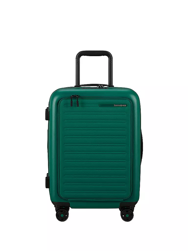 SAMSONITE | Trolley  STACKD SPINNER 55cm erweiterbar jungle  | petrol