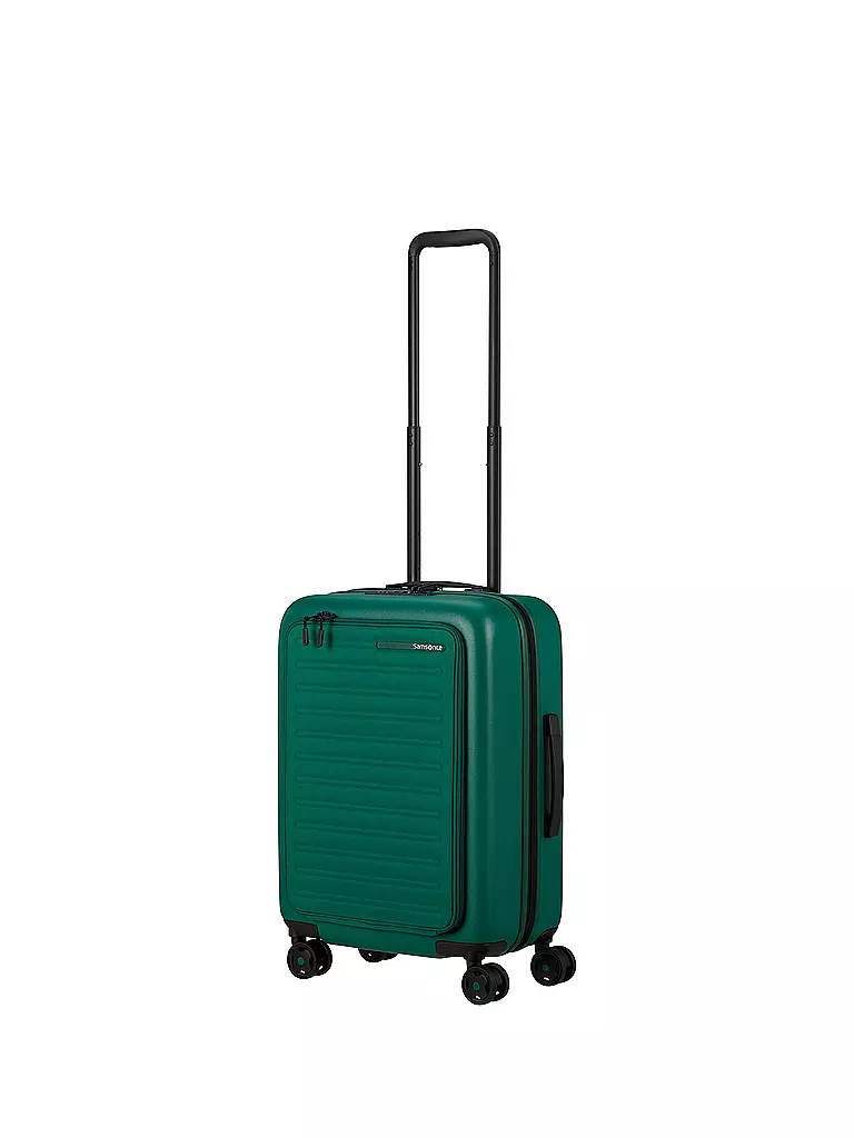 SAMSONITE | Trolley  STACKD SPINNER 55cm erweiterbar jungle  | petrol