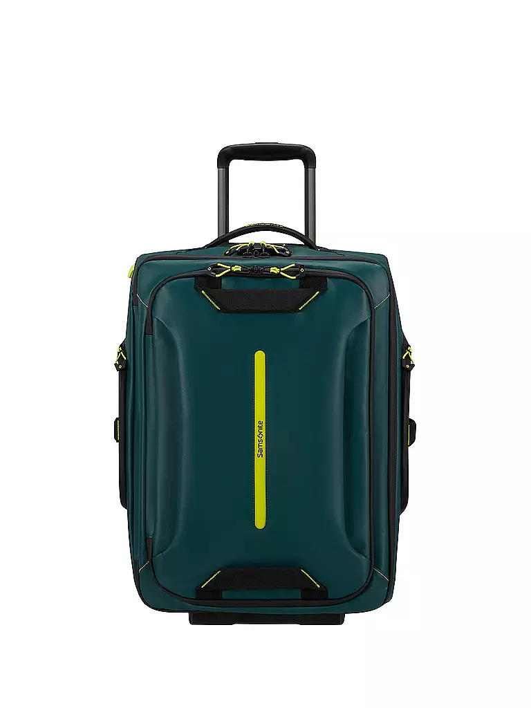 SAMSONITE | Trolley ECODRIVER DUFFEL BACKPACK 55cm Dark Teal/Lime | petrol