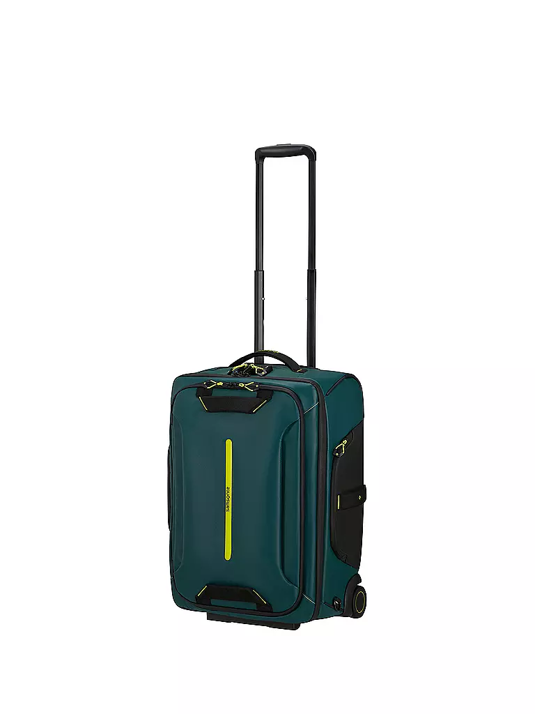 SAMSONITE | Trolley ECODRIVER DUFFEL BACKPACK 55cm Dark Teal/Lime | petrol