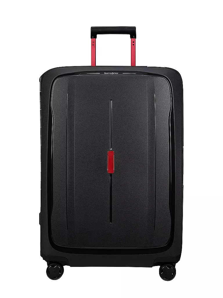 SAMSONITE | Trolley ESSENS SPINNER 75cm charcoal/red | schwarz