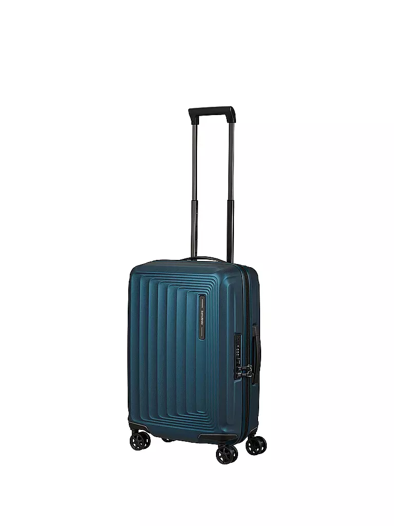 SAMSONITE | Trolley Nuon 55cm erweiterbar Matt Petrol Blue | blau