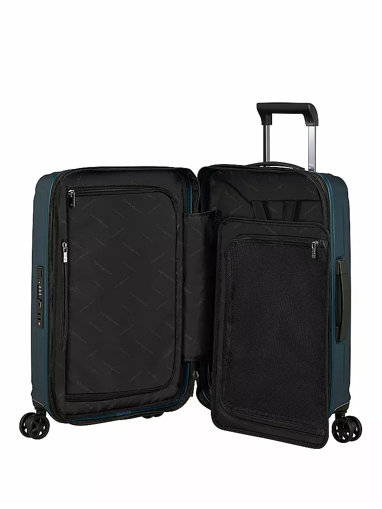 SAMSONITE | Trolley Nuon 55cm erweiterbar Matt Petrol Blue | blau