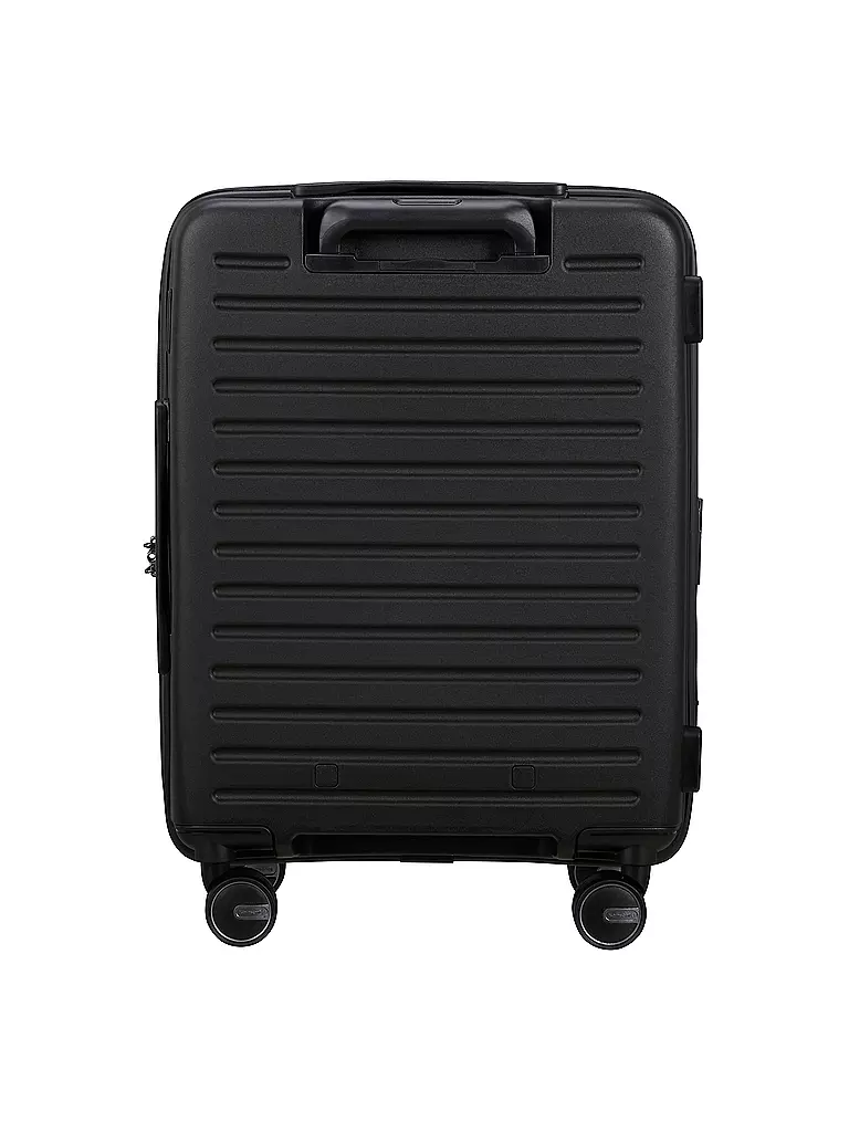 SAMSONITE | Trolley RESTACKED SPINNER 55cm erweiterbar black | hellblau