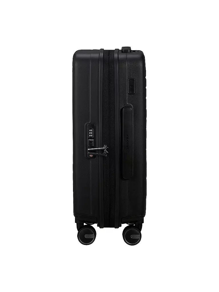 SAMSONITE | Trolley RESTACKED SPINNER 55cm erweiterbar black | hellblau