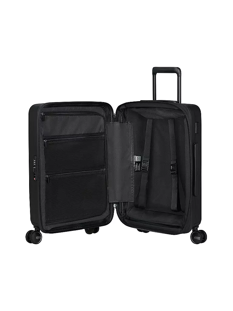 SAMSONITE | Trolley RESTACKED SPINNER 55cm erweiterbar black | dunkelgrün