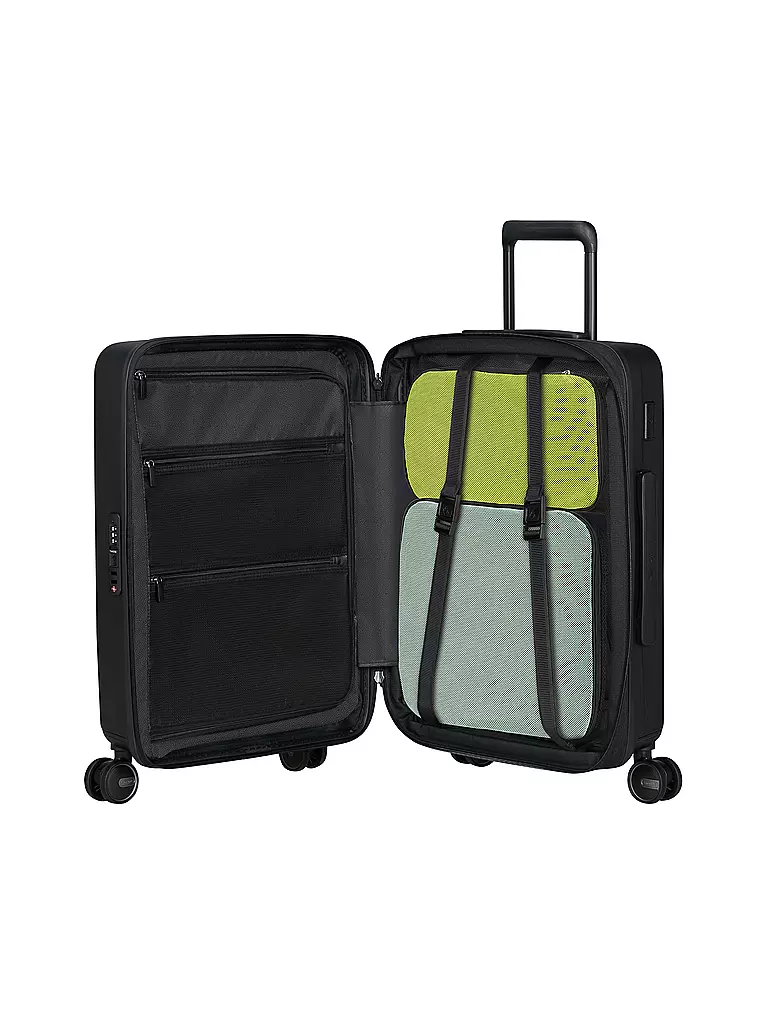 SAMSONITE | Trolley RESTACKED SPINNER 55cm erweiterbar black | schwarz