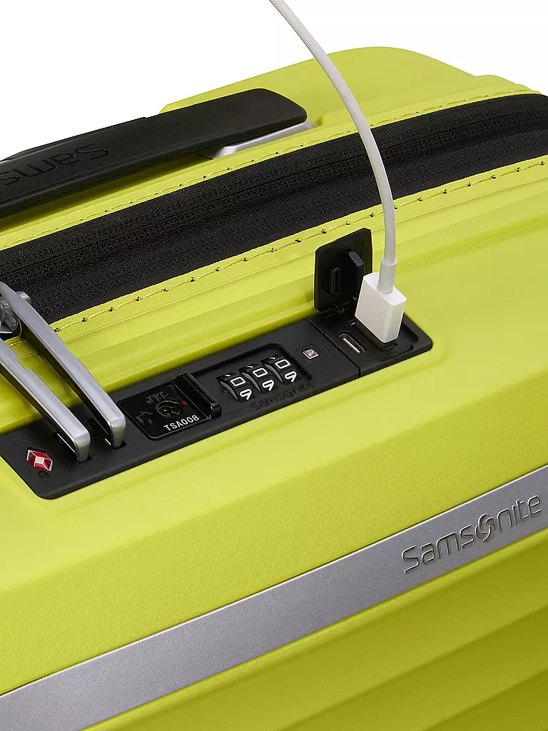 SAMSONITE | Trolley UPSCAPE SPINNER 55cm erweiterbar lime | gelb