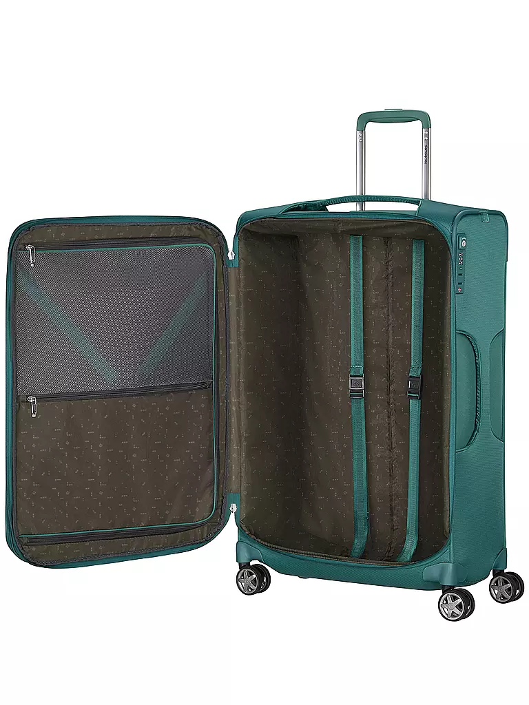 SAMSONITE | Trolley Weich D' LITE SPINNER 71cm erweiterbar northern blue | petrol