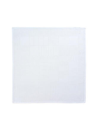 SANDER | Serviette Lexie Damast 45x45cm Weiss