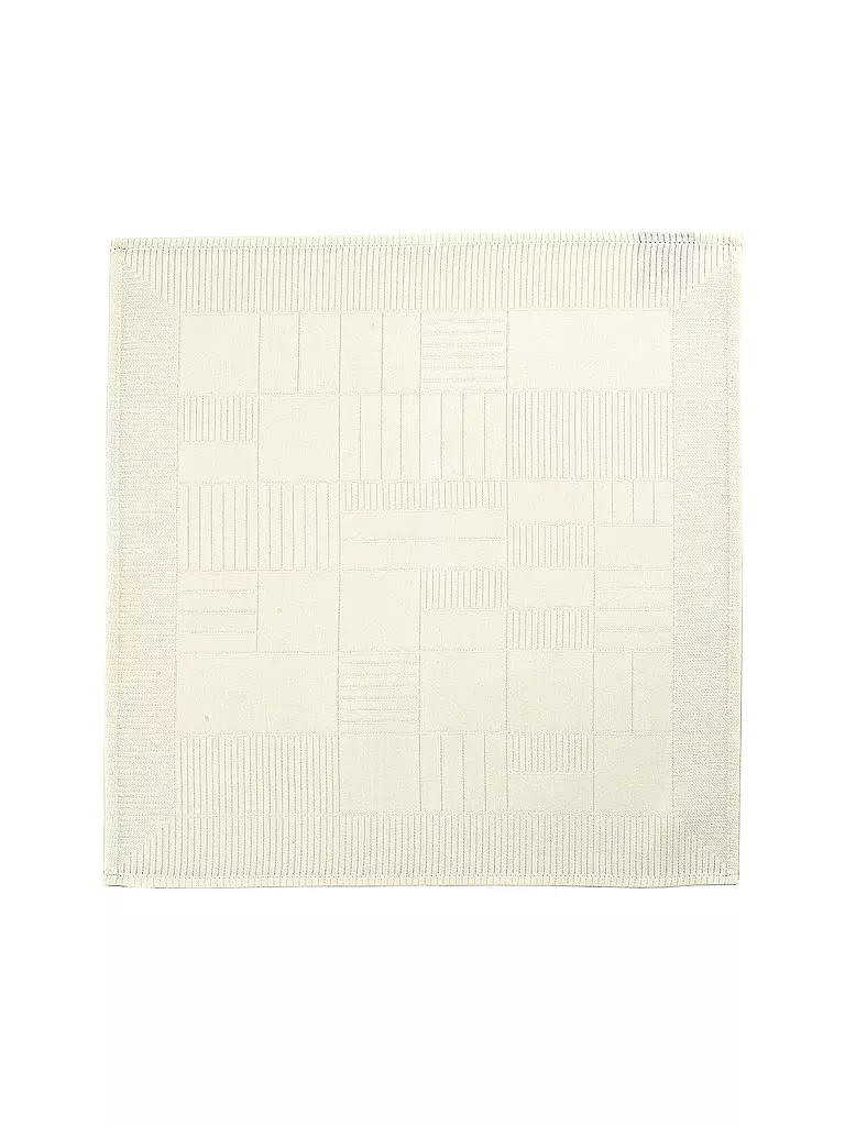 SANDER | Serviette Lexie Damast 45x45cm Ecru | beige