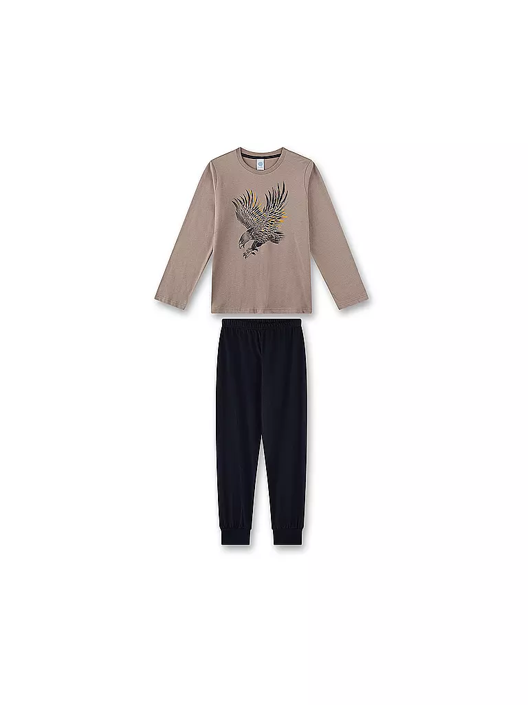 SANETTA | Jungen Pyjama | grau