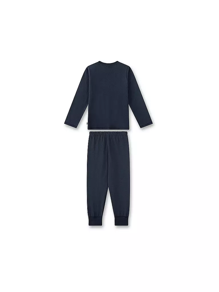 SANETTA | Jungen Pyjama | dunkelblau