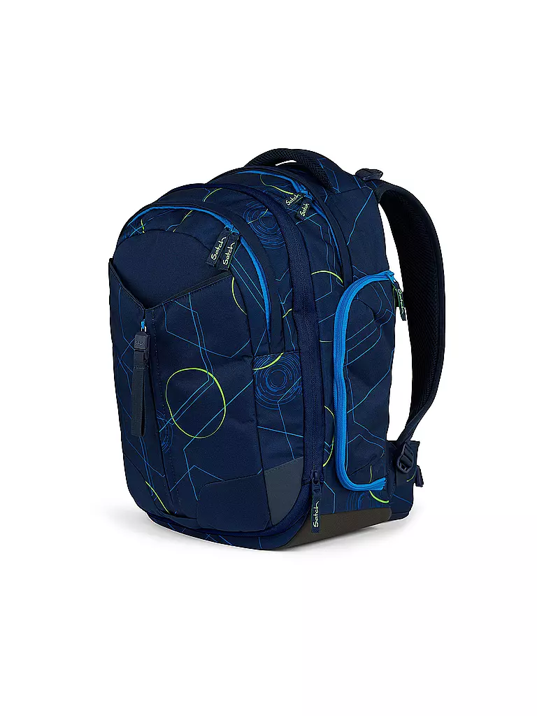 SATCH | Schulrucksack Match Blue Tech | dunkelgrün