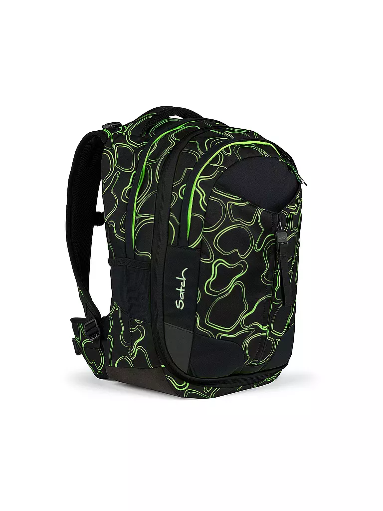 SATCH | Schulrucksack Match Green Supreme | schwarz