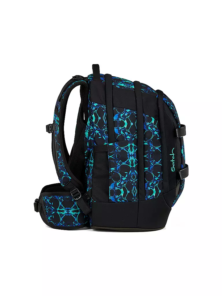 SATCH | Schulrucksack Pack  Caleido Blue | schwarz