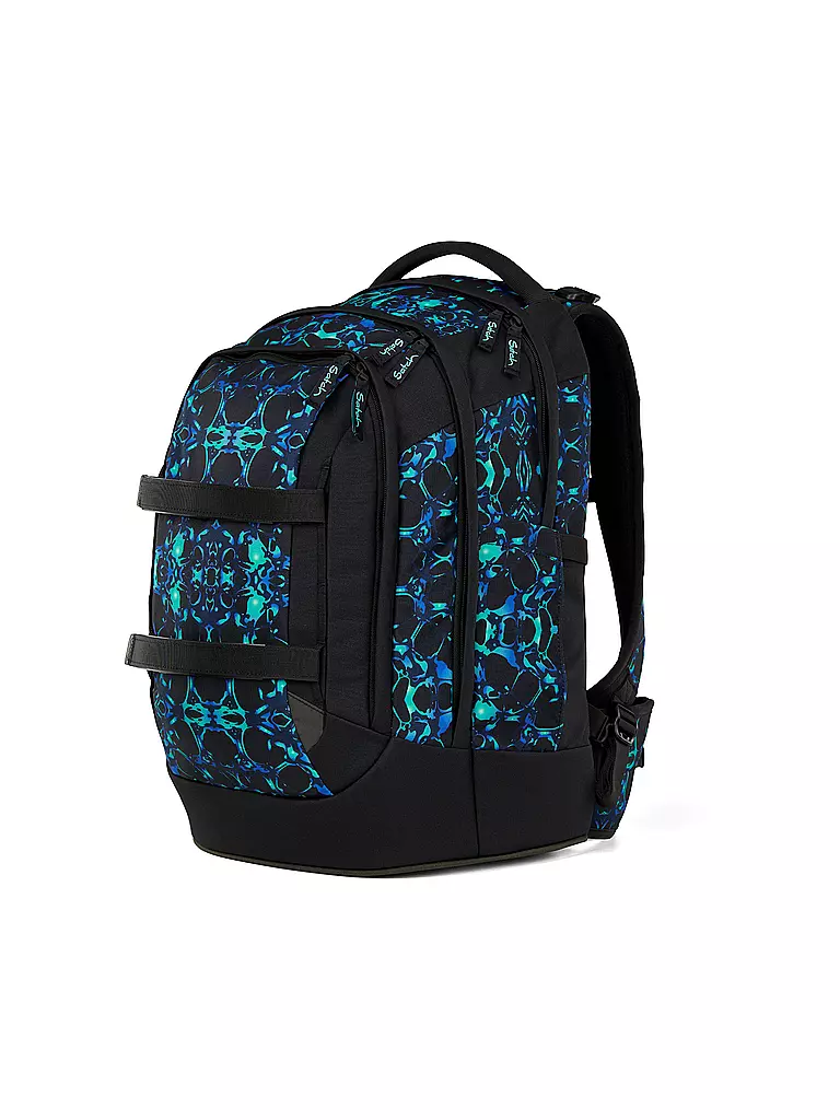 SATCH | Schulrucksack Pack  Caleido Blue | schwarz