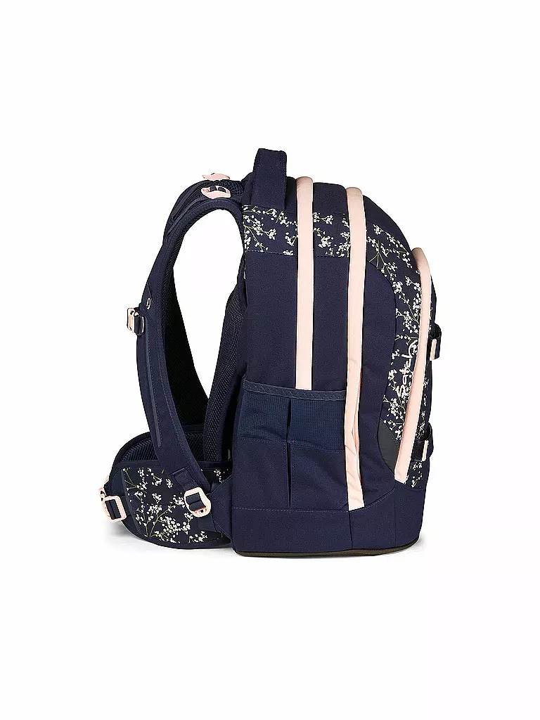 SATCH | Schulrucksack Pack - Bloomy Breeze | schwarz