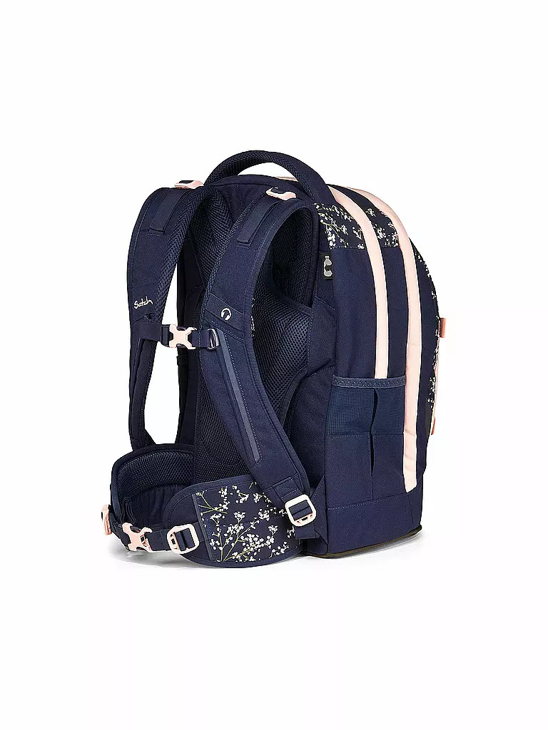 SATCH | Schulrucksack Pack - Bloomy Breeze | schwarz