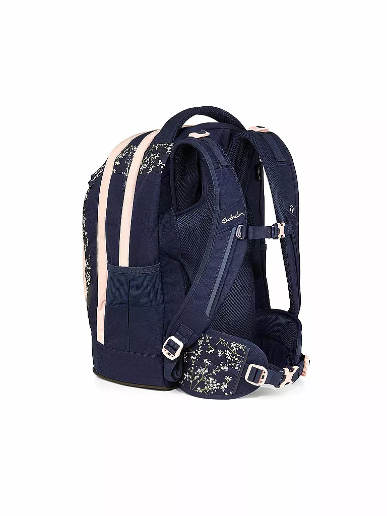 SATCH | Schulrucksack Pack - Bloomy Breeze | schwarz