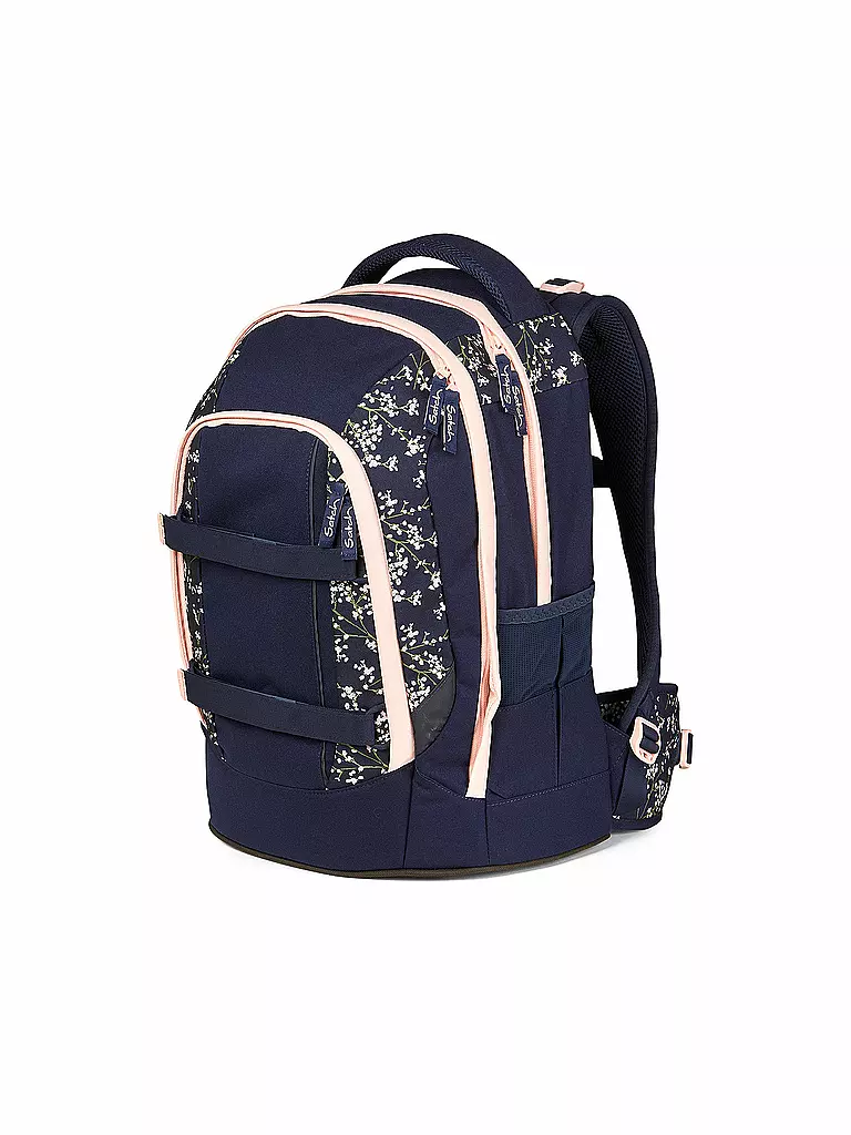 SATCH | Schulrucksack Pack - Bloomy Breeze | schwarz