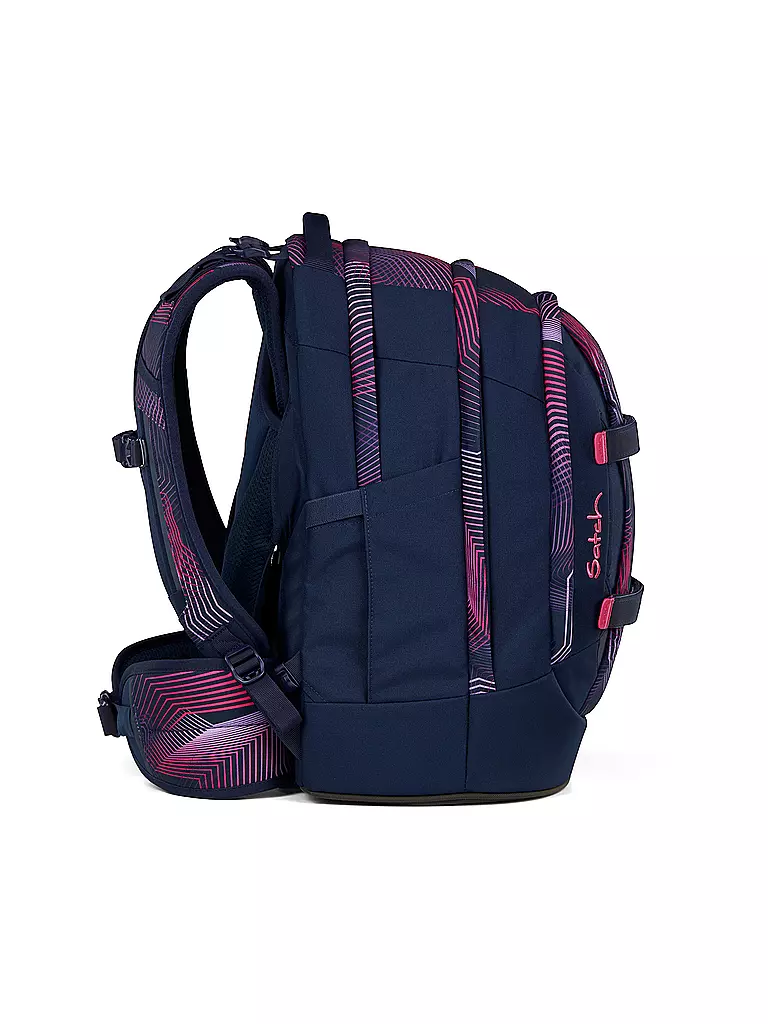 SATCH | Schulrucksack Pack Seismic Pink | schwarz