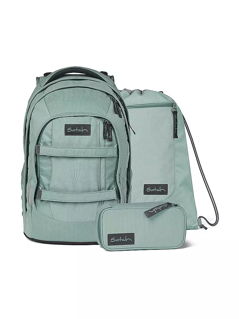 SATCH | Schulrucksack Set 3tlg Pack - Retro Mint  | mint