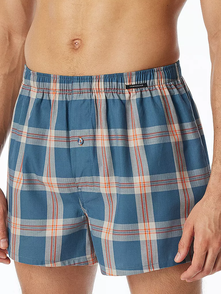 SCHIESSER | Boxershorts 2er Pkg. | blau