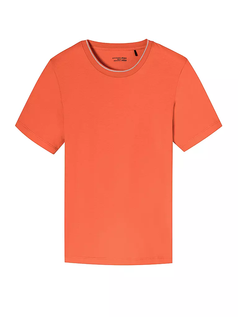 SCHIESSER | Pyjama T-Shirt | orange