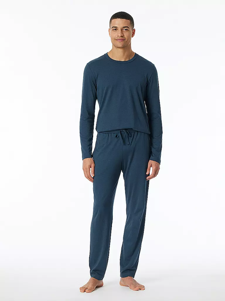 SCHIESSER | Pyjama | blau