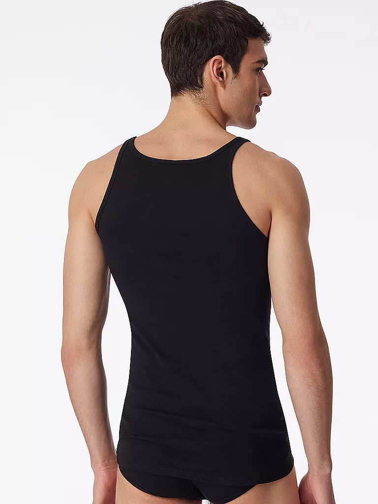 SCHIESSER | Tanktop schwarz  | schwarz